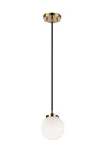 Matteo Lighting C63001AGOP - The Bougie Aged Gold Brass Pendant