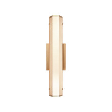 Matteo Lighting S01018AG - Pelermos Aged Gold Brass Wall Sconce