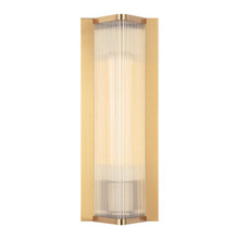 Matteo Lighting S02601AG - Palmira Aged Gold Brass Wall Sconce