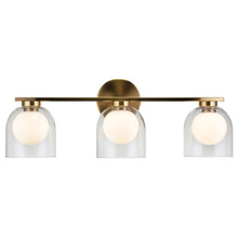 Matteo Lighting W60703AGCL - Derbishone Aged Gold Brass Wall Sconce